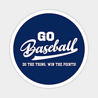 Go Baseball Magnet